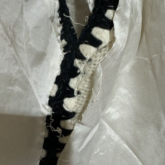 Beautiful Vintage Jacket Made In Greece 70s Bohemian Embroidery Cream Zip Up - Picture 10 of 14